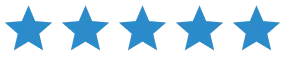 Five star reviews